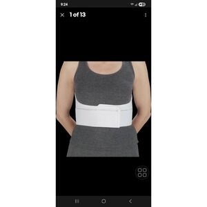 DeRoyal V9915-02 Premium Female 6" Rib Belt